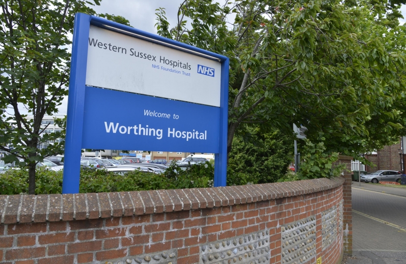 Worthing Hospital Entrance