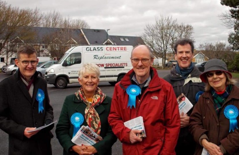 Nick Gibb and team campaigning