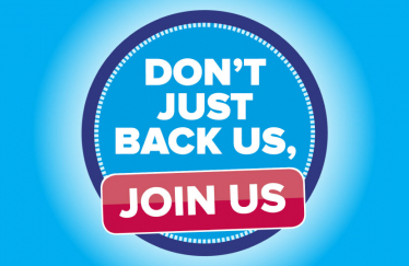 Don't just back us - Join us